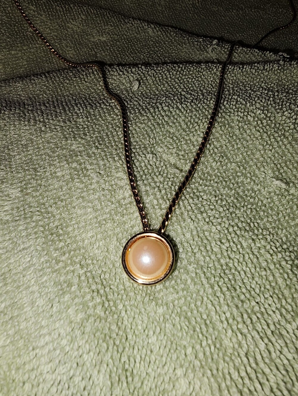 Gold-Tone Peach Pendant Necklace - Women Jewelry